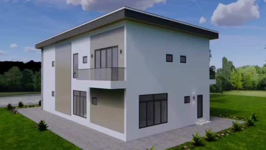 Contemporary double-storey home designed by Proconse International
